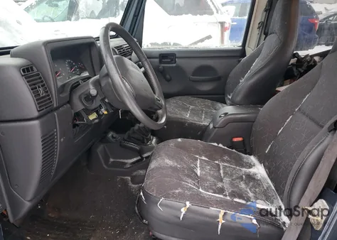 2001 Jeep Wrangler / Tj Sport из США, поврежденный, VIN 1J4FA49S81P334783